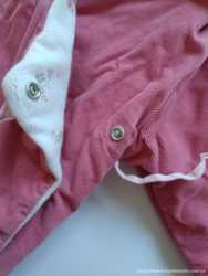 Курточка Petit Bateau детская розовая двухсторонняя с капюшоном 2